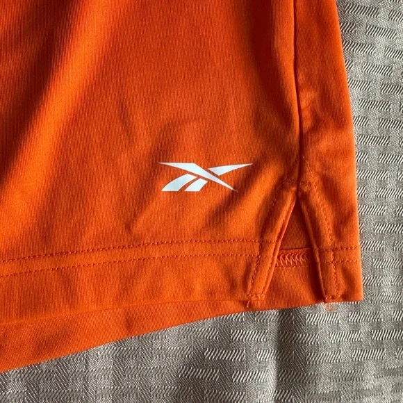 Reebok Orange Athletic Shorts Lightweight Breathable - Picture 3 of 8